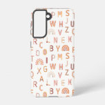 Fun Rainbow Alphabet Pattern Samsung Galaxy S21 Case