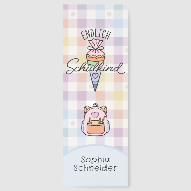 Fun Rainbow Colors In My Book Era Bookmark (Front)