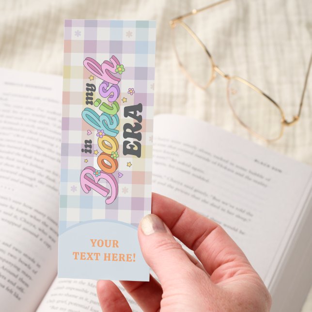Fun Rainbow Colors In My Book Era Bookmark (Hand)