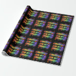 [ Thumbnail: Fun Rainbow Look "Congrats! You Are a Graduate!" Wrapping Paper ]