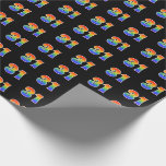 [ Thumbnail: Fun Rainbow Spectrum Pattern "31" Event Number Wrapping Paper ]