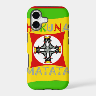 Fun Rasta Color Red Golden Green iPhone 17 Case