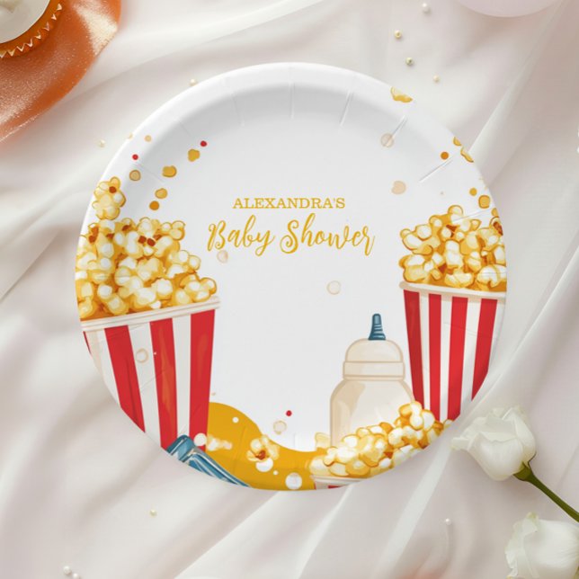 Fun Ready to Pop Baby Shower Paper Plates (Creator Uploaded)