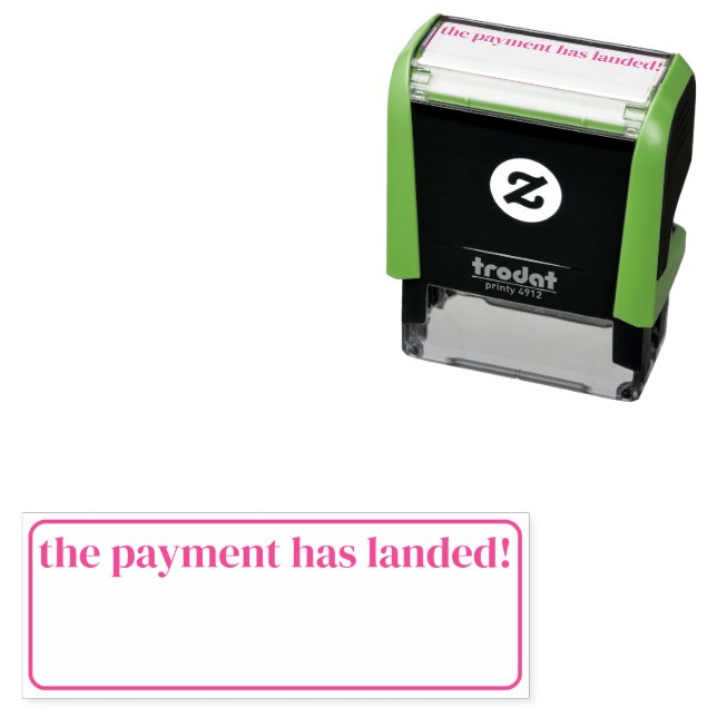 Fun Received Payment Small Office Accounting Self-inking Stamp (In Situ)