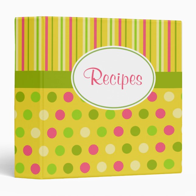 Fun Recipe Binder (Front/Spine)