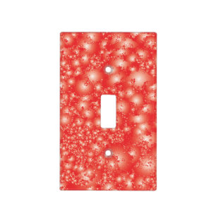 Fun RED Abstract Ink Super Splash pattern Light Switch Cover