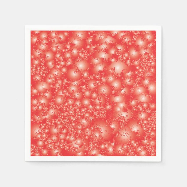 Fun RED Abstract Ink Super Splash pattern Napkins (Front)