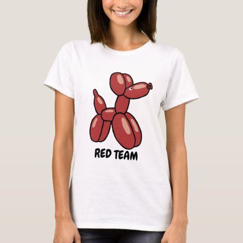 Fun red balloon dog design T_Shirt