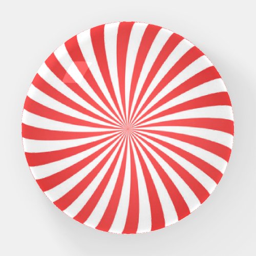 Fun Red Spiral Paperweight