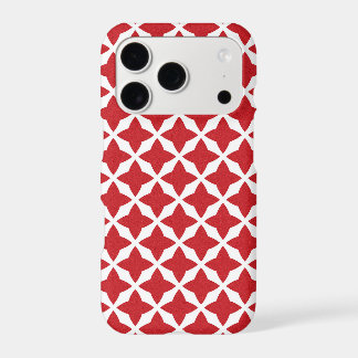 Fun red white pattern  iPhone 17 pro case