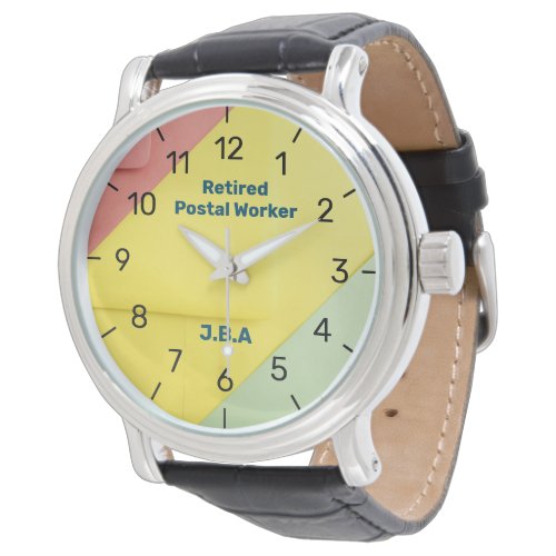 Fun Retired Postal Worker Watch Personalize Name