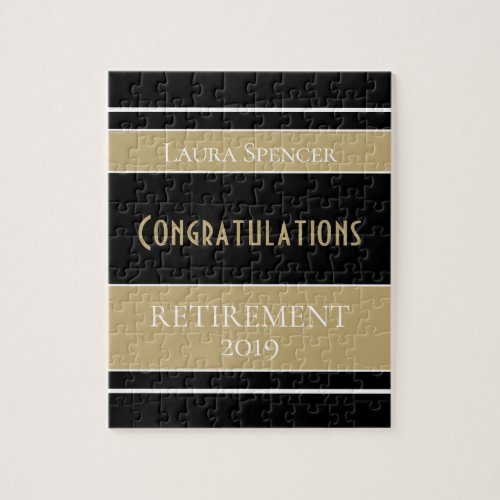 Fun Retirement congrats puzzle