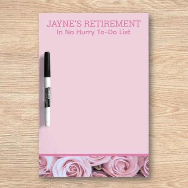 Fun Retirement Gift!! Dry Erase Board (Creator Uploaded)