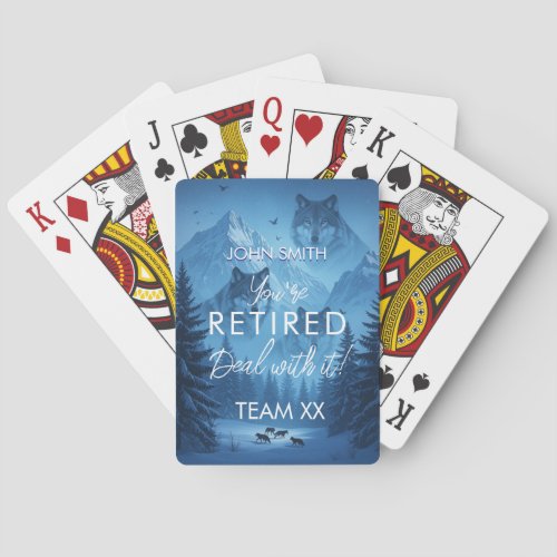 Fun Retirement Playing Cards | Custom Personaliz