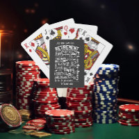 Fun Retirement Playing Cards | Custom Personaliz