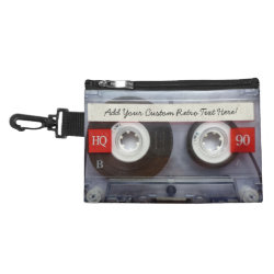 Fun Retro Cassette Tape Accessory Bag