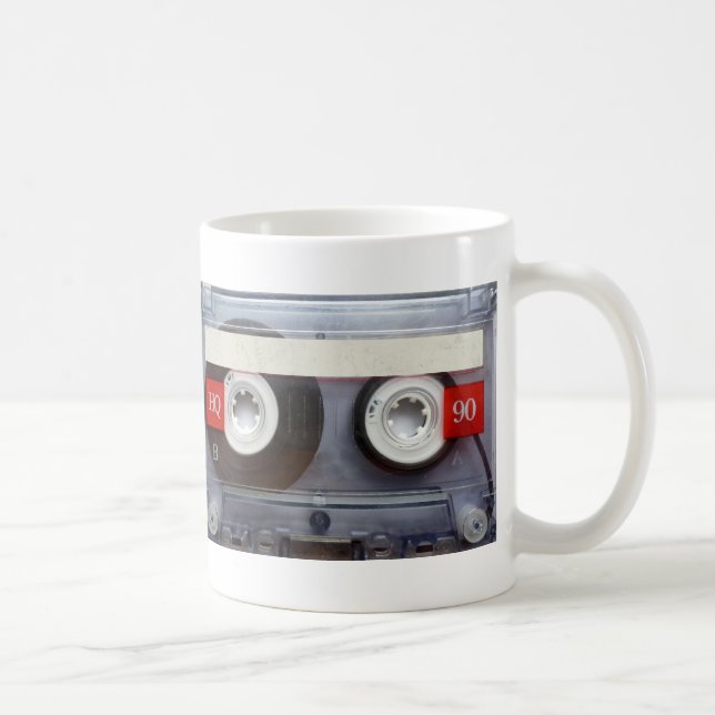 Fun Retro Cassette Tape Coffee Mug (Right)