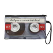 Fun Retro Cassette Tape Wristlet Purse (Front)