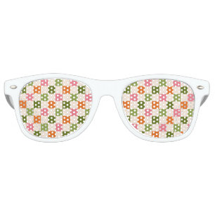 Fun Retro Checkerboard   Kids Birthday Favor Sunglasses