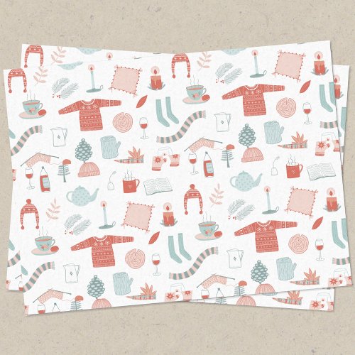 Fun Retro Christmas Tissue Paper