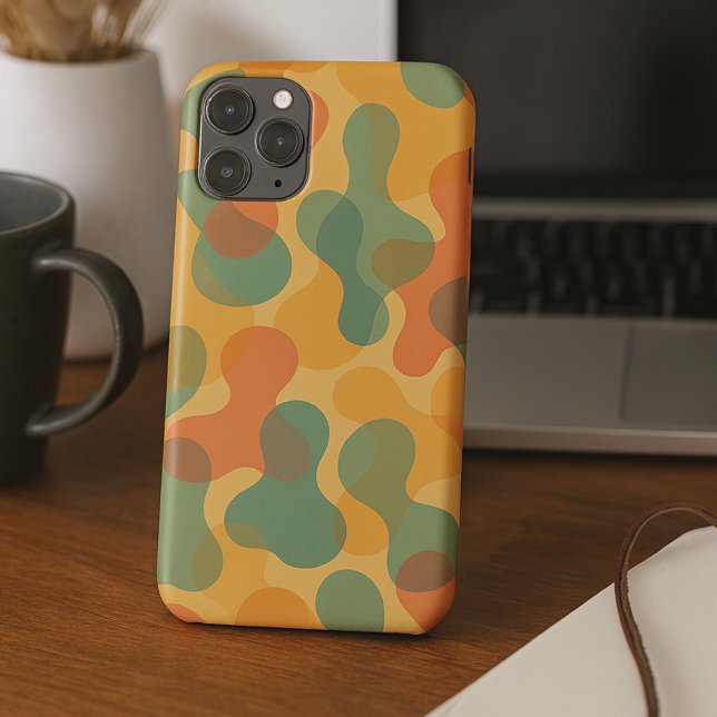Fun Retro Classic Amorphous Shapes Art Pattern Iphone Case (Creator Uploaded)
