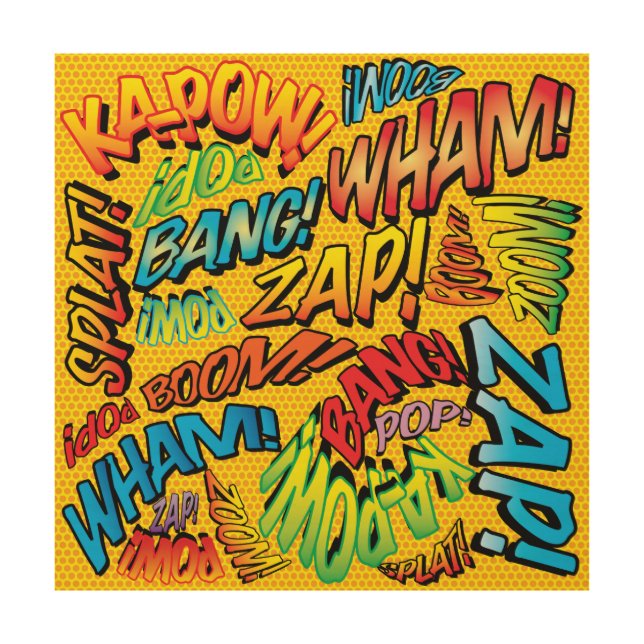 Fun Retro Comic Book Pop Art Sounds (Front)