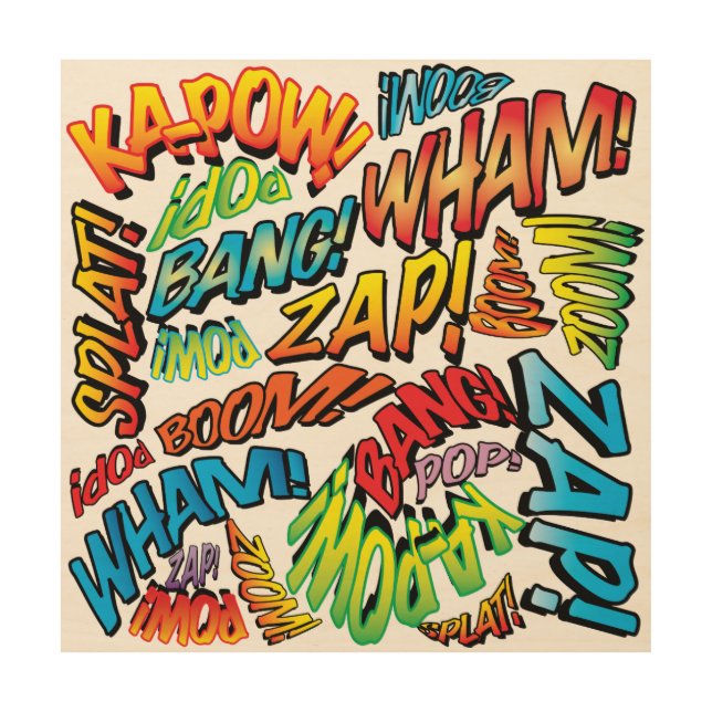 Fun Retro Comic Book Pop Art Sounds (Front)