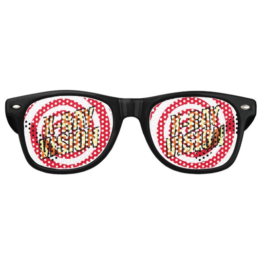 Fun Retro Comic Book XRAY VISION Retro Sunglasses