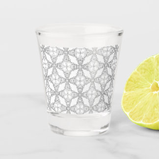 Fun retro design shot glass