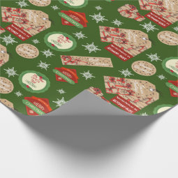 Fun Retro Do Not Open Till Christmas Add Name Wrapping Paper | Zazzle