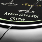 Fun Retro Home Cocktail Bar LED Sign (Edge)