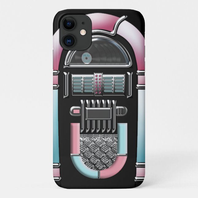 Fun Retro Jukebox iPhone Case-Mate iPhone Case (Back)