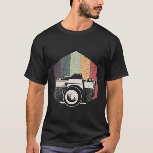 Fun Retro Look Camera Gift Design For Photographer T_Shirt