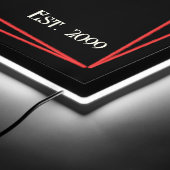 Fun Retro Neon Cocktails LED Sign (Corner)