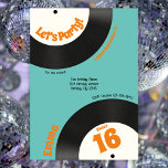 Fun Retro Sweet 16th Birthday Music Vinyl Record Invitation<br><div class="desc">👉 Celebrate your birthday in style with this custom retro music themed faux vinyl record sweet 16th birthday invitation!! This totally vintage design will certainly put a smile on your face! - Simply click to personalize this design 🙏 Thank you for supporting my small business - If you would like...</div>