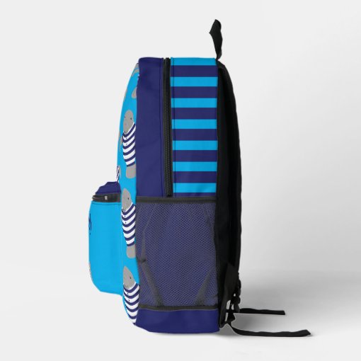 Manatee Pattern Print Backpack main image 1