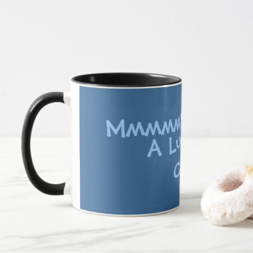 fun rhyming slang coffee and tea drinking slogan mug