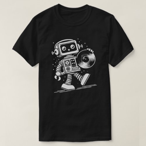 Fun Robot DJ T_Shirt