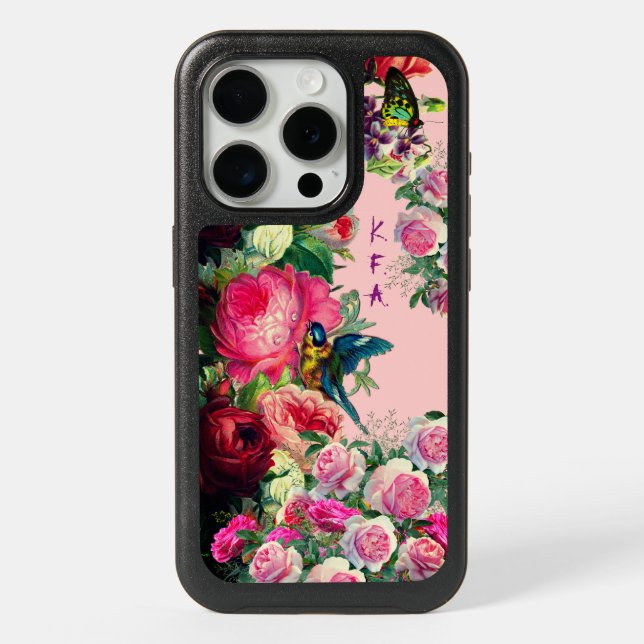 Fun Rose iPhone 15 Pro Case (Back)