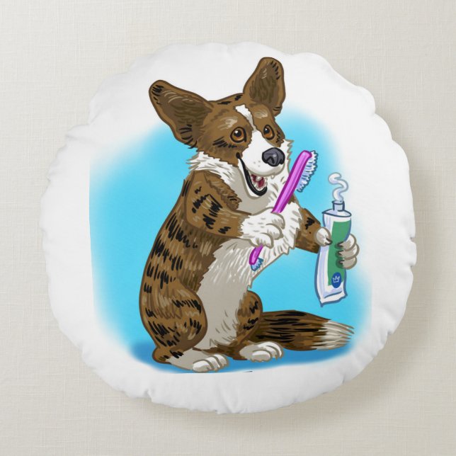 Fun Round Pillow (Front)