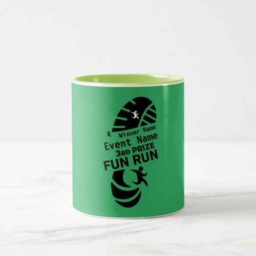 Fun Run Event Cause Charity Promotion Prize Two_Tone Coffee Mug