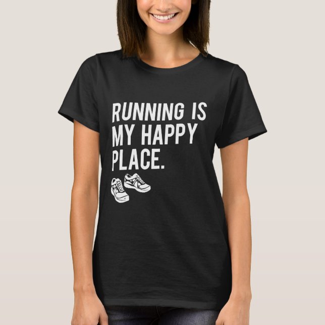 Fun Running Track And Field Runner T-Shirt (Front)