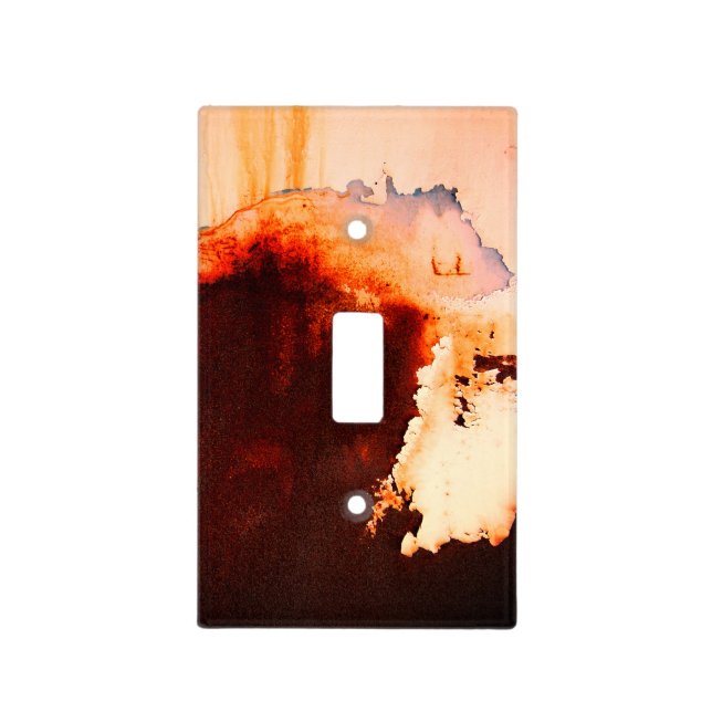 FUN Rust Art Cool Unique  Light Switch Cover (Front)