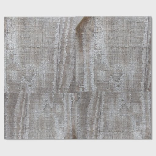Fun, Rustic, Gray, Barnwood, Wrapping Paper | Zazzle