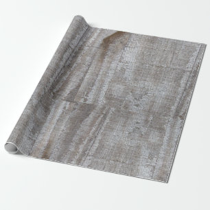 Fun, Rustic, Gray, Barnwood, Wrapping Paper
