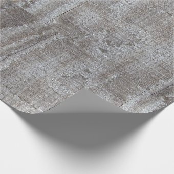 Fun, Rustic, Gray, Barnwood, Wrapping Paper | Zazzle