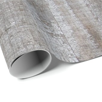 Fun, Rustic, Gray, Barnwood, Wrapping Paper | Zazzle