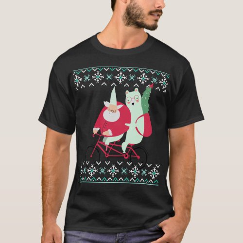 Fun Santa Claus Christmas Holidays T_Shirt