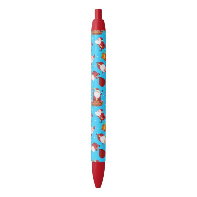 Fun Santa Happy Xmas | Christmas Holidays Pen (Front Vertical)