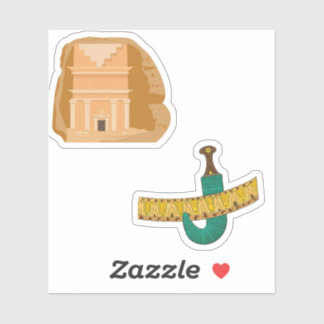 fun saudi culture stickers